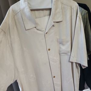 tommy bahama 100%silk shirt